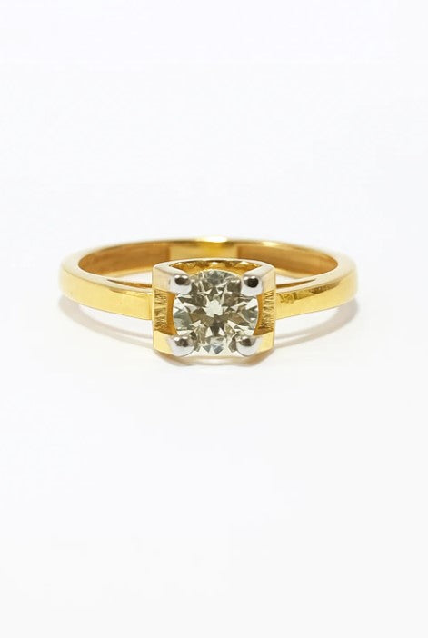 FJ 422 Classic 0.54ct Diamond Gold Ring – Premium Solitaire Setting