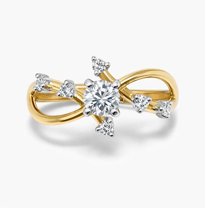 💎✨ FJ brings timeless beauty to life — where sparkling diamonds meet graceful design in 21k gold 💍